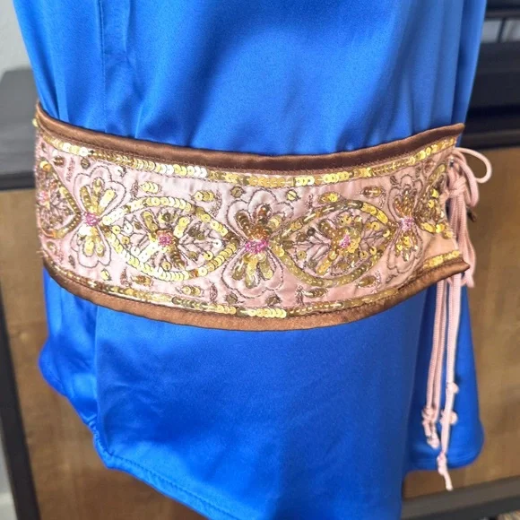 Embroidered and Sequined Embellished Belt - Picture 3 of 8